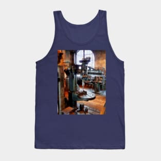 Building Trades - Drill Press Near Window Tank Top